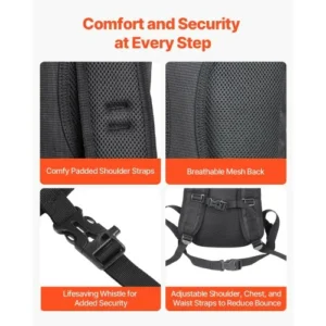 VEVOR Τακτικό Σακίδιο Πλάτης Molle με Υδροδοχείο 3L TPU για Ποδηλασία & Πεζοπορία ZSKSDBHS0000Q81Z6V0 - Image 5