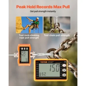 VEVOR Βιομηχανική Ψηφιακή Ζυγαριά Γερανού 1000 kg/2200 lbs Βαρέως Τύπου ZXDCZX200GYZ1AI1NV9 - Image 3