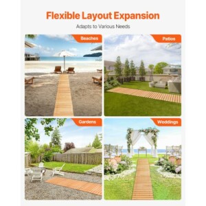 VEVOR Ξύλινο Μονοπάτι Κήπου 16 ft x 17 in ZXMZHYXD2881LI7RTV0 - Image 5