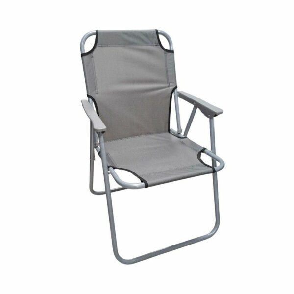 Πτυσσόμενη καρέκλα camping - 1601 - 100052 - Grey