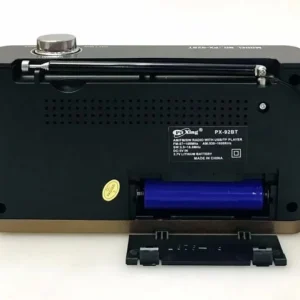 Επαναφορτιζόμενο ραδιόφωνο – PX-92BT - 000923 - Black - Image 4