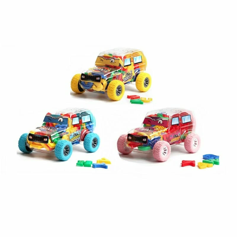 Σετ γράμματα της αλφαβήτου σε θήκη αυτοκινητάκι - 208D-1 - 002087 Σετ γράμματα της αλφαβήτου σε θήκη αυτοκινητάκι - 208D-1 - 002087