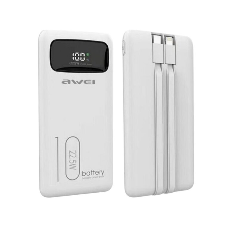 Powerbank - 10.000mah - P168K - 22.5W - AWEI - 002905 - White