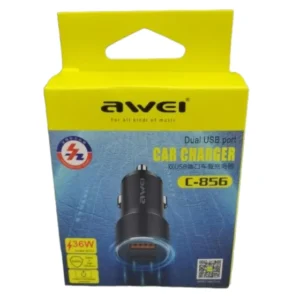Φορτιστής αναπτήρα αυτοκινήτου - Quick Charger - C-856 - AWEI - 006521 - Image 3