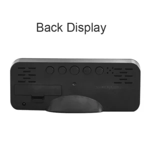 Ψηφιακό ρολόι – Ξυπνητήρι - 668 - 006681 - Black - Image 4