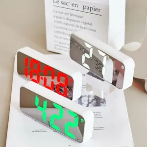 Ψηφιακό ρολόι – Ξυπνητήρι - 668 - 006681 - White - Image 2