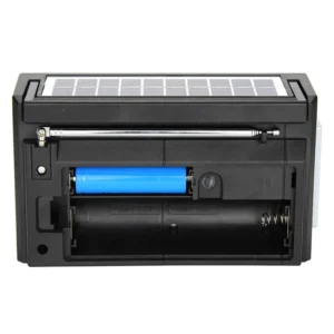 Επαναφορτιζόμενο ραδιόφωνο με ηλιακό πάνελ - NS2036S - 020365 - Black - Image 2