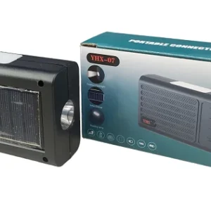 Ασύρματο ηχείο Bluetooth με ηλιακό πάνελ - YHX-07 - 040070 - Black - Image 12