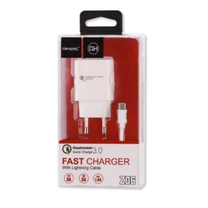 Καλώδιο φόρτισης με αντάπτορα - Lightning - QH-Z06 I5 - 880783 - Image 2