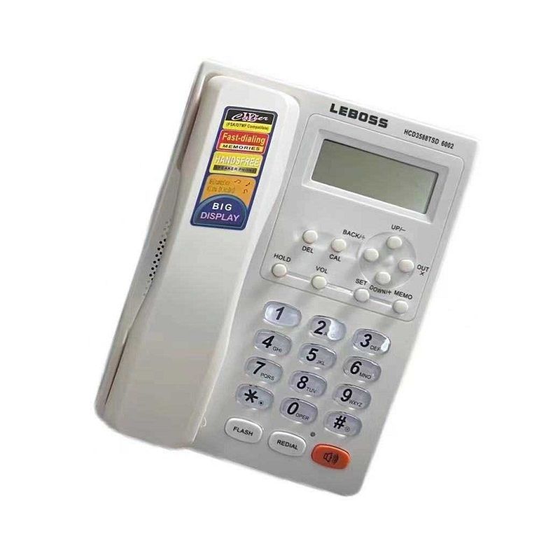 Ενσύρματο σταθερό τηλέφωνο - 6002 - 060020 - White Ενσύρματο σταθερό τηλέφωνο - 6002 - 060020 - White