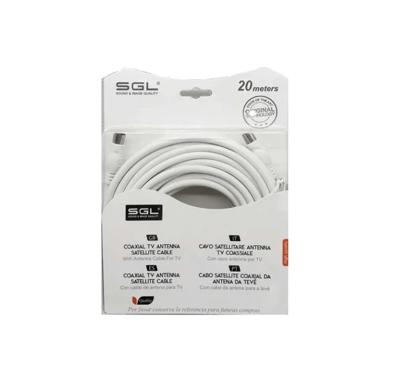 Καλώδιο κεραίας τηλεόρασης – Male/Female – 722BC – 20m – 196741 - Image 2