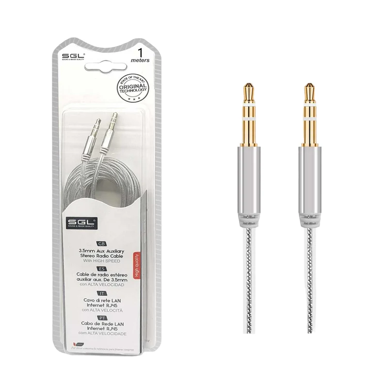 Καλώδιο ήχου Jack 3.5mm - TS412 - Male/Male - 1m - 096285 Καλώδιο ήχου Jack 3.5mm - TS412 - Male/Male - 1m - 096285