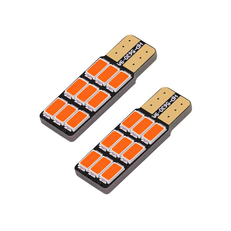 Λαμπτήρες LED - T10 - R-DT10F-02AU - 2pcs - 110189 - Red Λαμπτήρες LED - T10 - R-DT10F-02AU - 2pcs - 110189 - Red