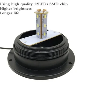 Περιστρεφόμενος φάρος αυτοκινήτου - 1108405C/3624F - 110291 - Red - Image 2