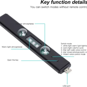 Επαναφορτιζόμενο φωτορυθμικό LED - 1109504/R - 110780 - Image 4