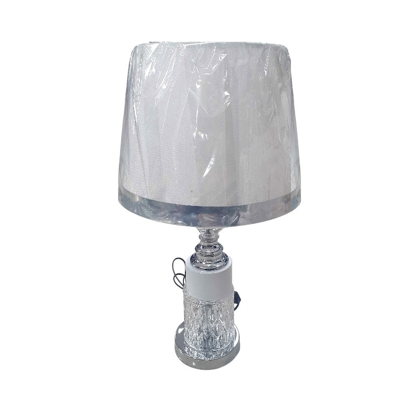 Επιτραπέζιο φωτιστικό - Πορτατίφ - 8219 - 113194 - Silver/White Επιτραπέζιο φωτιστικό - Πορτατίφ - 8219 - 113194 - Silver/White