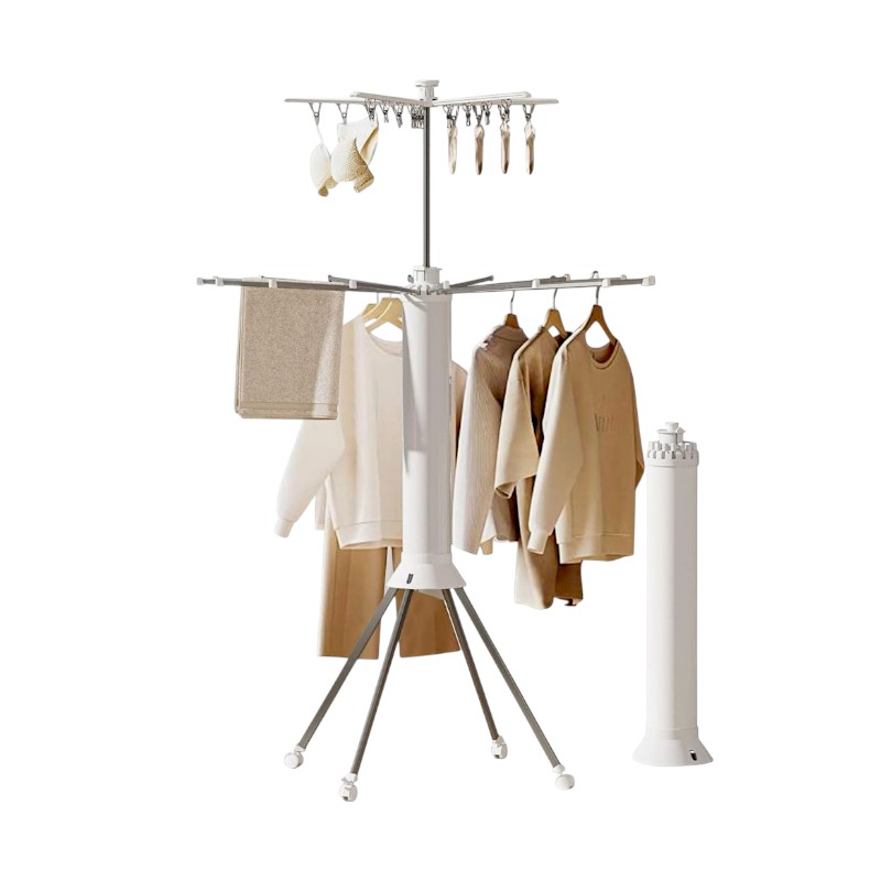 Πτυσσόμενη κρεμάστρα δαπέδου & απλώστρα ρούχων τροχήλατη - 12003-2 - 114272 Πτυσσόμενη κρεμάστρα δαπέδου & απλώστρα ρούχων τροχήλατη - 12003-2 - 114272