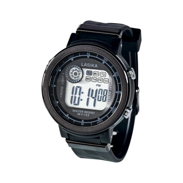 Ψηφιακό ρολόι χειρός - WF153 - Lasika - 115150 - Black/Black