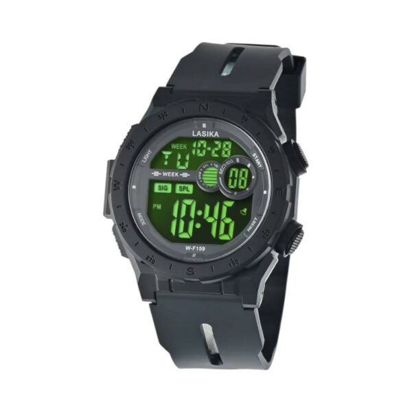 Ψηφιακό ρολόι χειρός - WF159 - Lasika - 115152 - Black/Black
