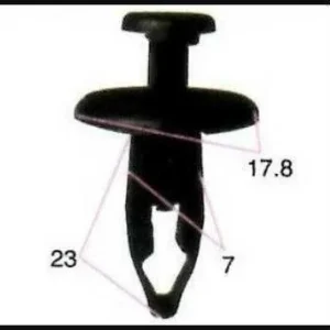 Σετ συνδετήρες αυτοκινήτου - 1286 - 20pcs - 119230