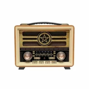 Επαναφορτιζόμενο ραδιόφωνο Retro - MD-2026 - 120257 - Brown