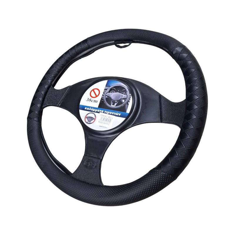 Κάλυμμα τιμονιού αυτοκινήτου - SMZ-3 - 123039 - Black Κάλυμμα τιμονιού αυτοκινήτου - SMZ-3 - 123039 - Black