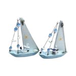 Διακοσμητικό Souvenir Καραβάκι - Σετ 2 τεμάχια - L2026-33AB - 125565
