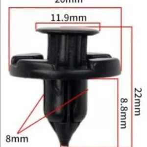 Σετ συνδετήρες αυτοκινήτου - 1113 - 20pcs - 125590 - Image 2