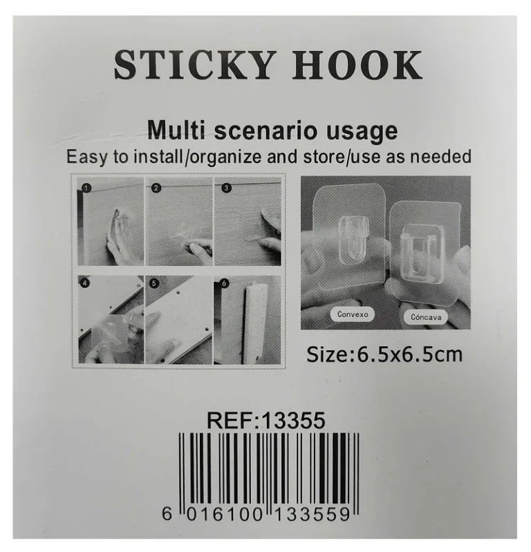 Αυτοκόλλητη βάση επιτοίχιας ανάρτησης αντικειμένων - 13355 - Image 4