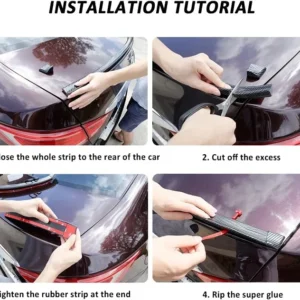 Αυτοκόλλητη αεροτομή Spoiler αυτοκινήτου - R-Z14202-C - 140113 - Image 3