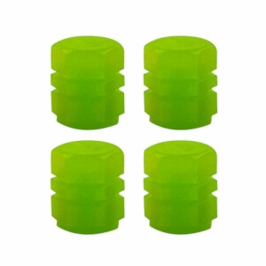 Καπάκι βαλβίδας ελαστικών αυτοκινήτου φωσφορίζον - R-Z17201-4U - 140532 - Green