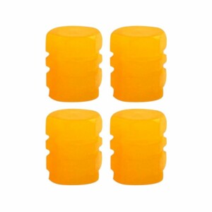 Καπάκι βαλβίδας ελαστικών αυτοκινήτου φωσφορίζον - R-Z17201-4U - 140532 - Orange