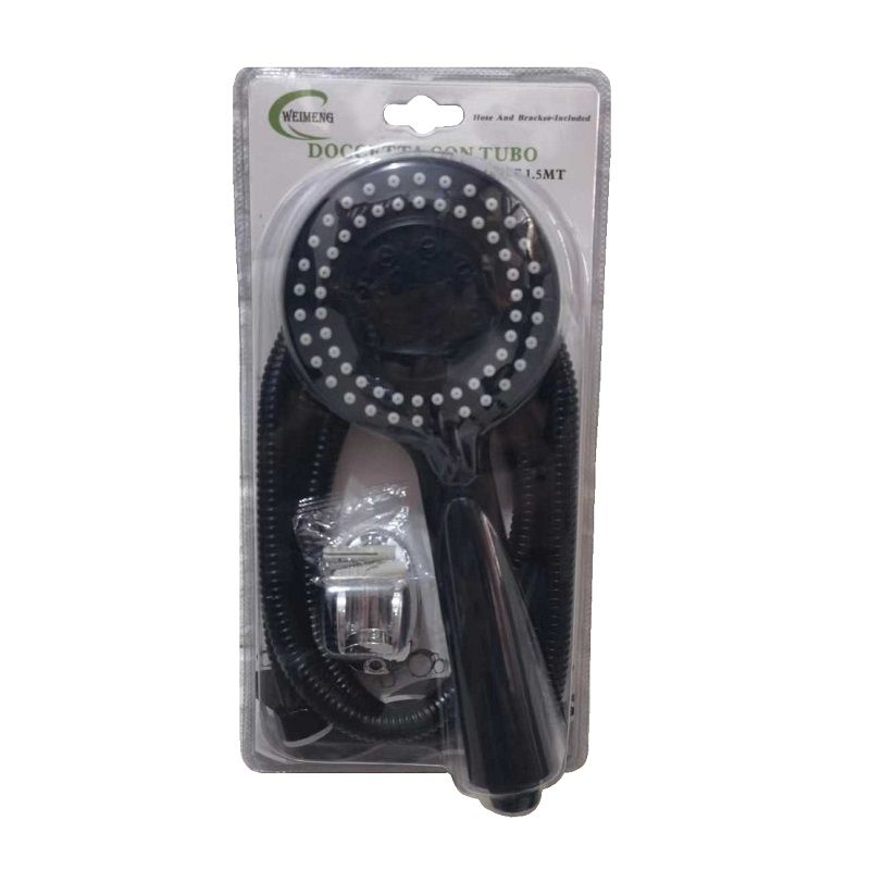 Τηλέφωνο ντους με σπιράλ και επιλογές πίεσης - Μαύρο - 1.5m - 152088 Τηλέφωνο ντους με σπιράλ και επιλογές πίεσης - Μαύρο - 1.5m - 152088