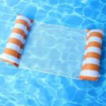 Φουσκωτή αιώρα θαλάσσης - SL-D094 - 158x70cm - 152131 - Orange - Image 2