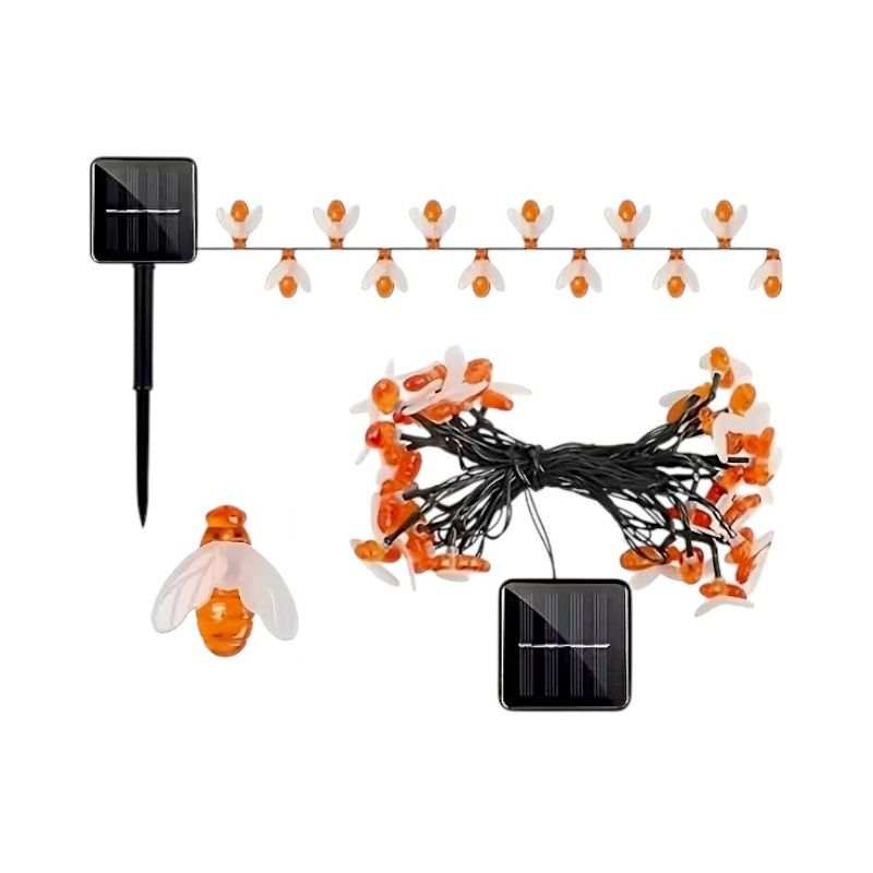 Ηλιακή γιρλάντα φωτισμού LED - Μέλισσα - 5m+1m - 20D - 152806 - Warm White Ηλιακή γιρλάντα φωτισμού LED - Μέλισσα - 5m+1m - 20D - 152806 - Warm White