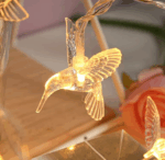 Ηλιακή γιρλάντα φωτισμού LED - String Bird - 5m+1m - 20D - 152875 - Warm White - Image 2