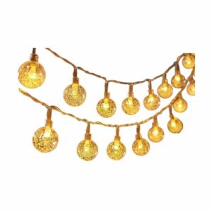 Ηλιακή γιρλάντα φωτισμού LED - Φυσαλίδα - 5m+1m - 20D - 152882 - Warm White