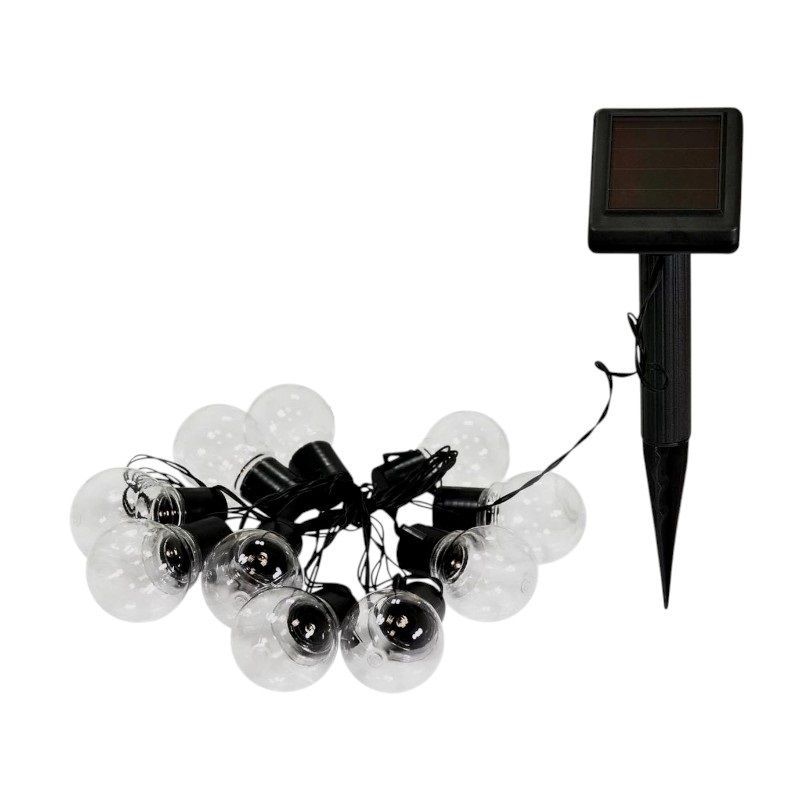 Ηλιακή γιρλάντα φωτισμού LED - 10m - 10Lamps - 152943 - Warm White Ηλιακή γιρλάντα φωτισμού LED - 10m - 10Lamps - 152943 - Warm White
