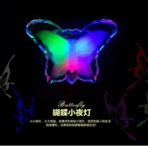 Φωτάκι νυκτός LED πεταλούδα - RGB - 130000 - Image 2