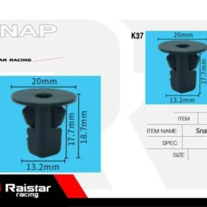 Σετ συνδετήρες αυτοκινήτου - 10pcs - R-F16101-26 - 180873 - Image 4