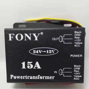 Μετασχηματιστής και μετατροπέας τάσης - 24V σε 12V - 15A - 000477 - Image 2