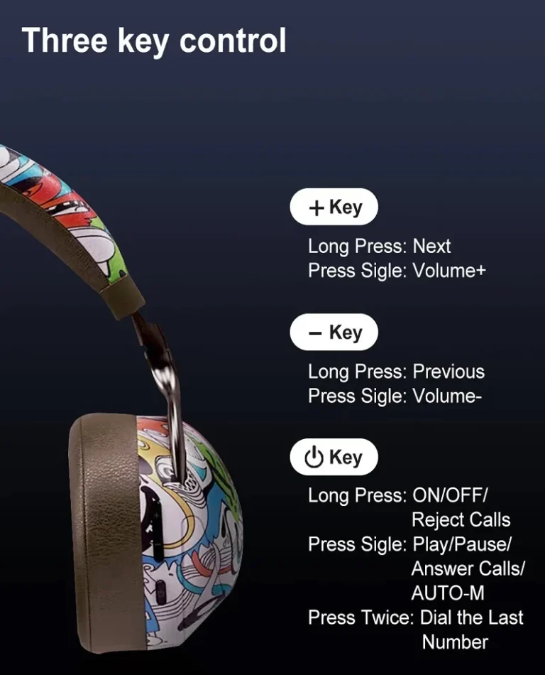 Ασύρματα ακουστικά - Headphones - VJ086 - 164343 - Brown - Image 2