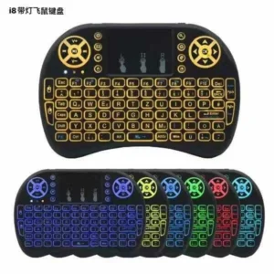 Ασύρματο mini πληκτρολόγιο με Αγγλικό Touchpad - i8 - 882788 - Black - Image 12