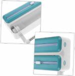 Επιτοίχια βάση ρολού κουζίνας με 2 θήκες-κόφτες για μεμβράνη & αλουμινόχαρτο - 6811 - 170127 - White - Image 2