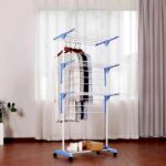 Τροχήλατη κρεμάστρα δαπέδου & απλώστρα ρούχων - 8188 - 170158 - Image 3