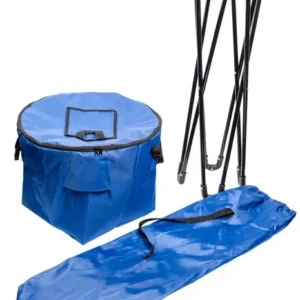 Φορητή ισοθερμική θήκη-ψυγείο με πτυσσόμενο σταντ - 5012 - 170235 - Blue - Image 4