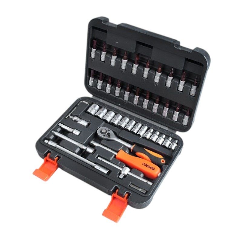 Σετ καστάνια με καρυδάκια 1/4 - 46pcs - Finder - 192541 Σετ καστάνια με καρυδάκια 1/4 - 46pcs - Finder - 192541