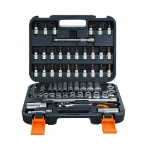 Σετ καστάνια με καρυδάκια & μύτες κατσαβιδιού - 61pcs - Finder - 192548