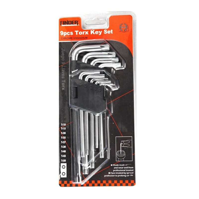 Κλειδιά Torx - 9pcs - Finder - 193122 Κλειδιά Torx - 9pcs - Finder - 193122