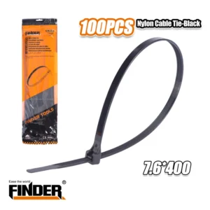 Σετ δεματικά - Tie wraps - 7.6*400mm - 100pcs - Finder - 194308 - Image 2